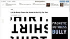 The rapper Shirt created a counterfeit article designed to look like it was written by the New York Times critic Jon Caramanica and published on the Times' website. The rapper Shirt created a counterfeit article designed to look like it was written by the New York Times critic Jon Caramanica and published on the Times' website.