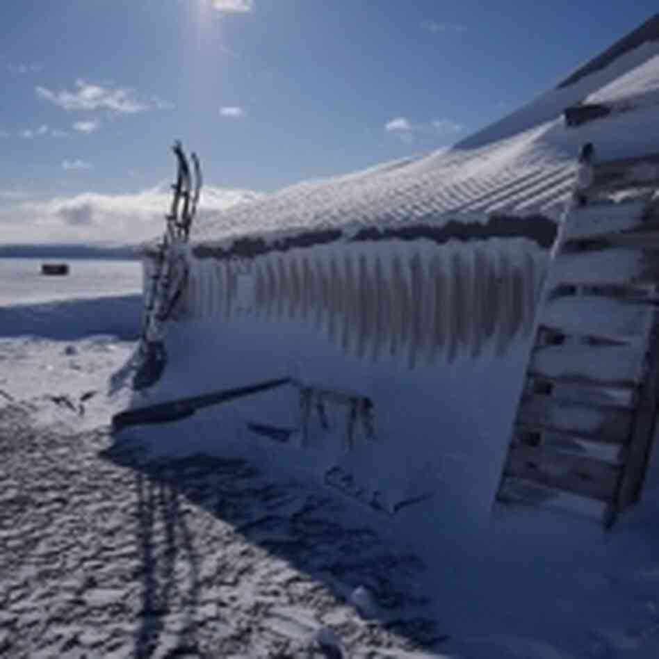 British explorer Robert Falcon Scott started his journey to the South Poll in 1911 from a shack on the coast of the Ross Ice Shelf. British explorer Robert Falcon Scott started his journey to the South Poll in 1911 from a shack on the coast of the Ross Ice Shelf.