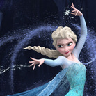 Queen Elsa embraces her power to freeze things with the anthem "Let It Go" in Frozen. Queen Elsa embraces her power to freeze things with the anthem "Let It Go" in Frozen.