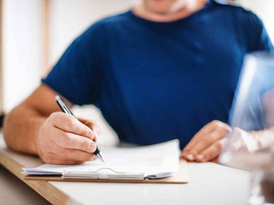 Filling out the forms is part of the ritual of going to the doctor. But with the Affordable Care Act, it's more complicated. Filling out the forms is part of the ritual of going to the doctor. But with the Affordable Care Act, it's more complicated.