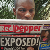 A man reads a copy of Red Pepper on Tuesday in Kampala, Uganda. A man reads a copy of Red Pepper on Tuesday in Kampala, Uganda.