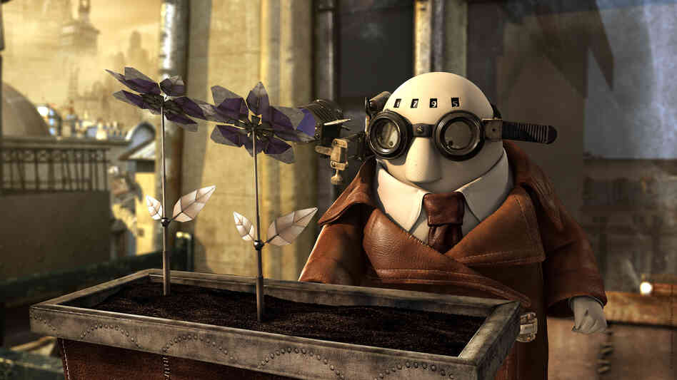 One of this season's Oscar-nominated shorts is Mr. Hublot, a French-language animated film about a reclusive man who must learn to adapt to a new housemate — a robot dog. One of this season's Oscar-nominated shorts is Mr. Hublot, a French-language animated film about a reclusive man who must learn to adapt to a new housemate — a robot dog.