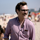 Beautiful Music Together: Joaquin Phoenix takes a walk on the beach with his girlfriend the Operating System in the Oscar-nominated film Her. Beautiful Music Together: Joaquin Phoenix takes a walk on the beach with his girlfriend the Operating System in the Oscar-nominated film Her.