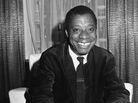 James Baldwin, shown here in 1964, was the first in a series of authors Harry and Lynne Sharon Schwartz recorded. James Baldwin, shown here in 1964, was the first in a series of authors Harry and Lynne Sharon Schwartz recorded.