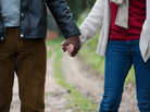 Couple holding hands. Couple holding hands.