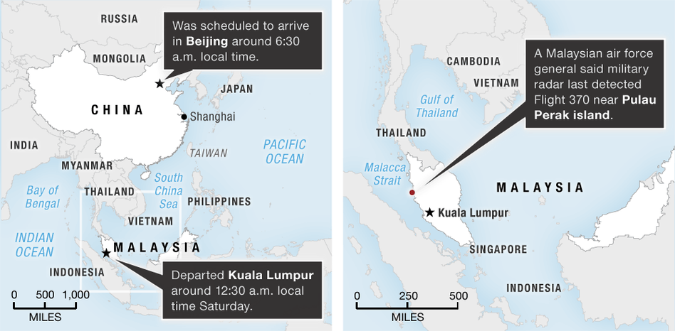 A map showing where authorities are searching for Malaysia Airlines Flight 370. A map showing where authorities are searching for Malaysia Airlines Flight 370.