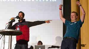 "TYLER'S HOUSE!" This will all make sense once you hear the game. Promise!