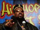 Hip hop pioneer Afrika Bambaataa at a press conference in 2006. His Zulu Nation group, formed in the 1970s to combat street violence, soon began incorporating Nation of Islam teachings in its rhetoric. Hip hop pioneer Afrika Bambaataa at a press conference in 2006. His Zulu Nation group, formed in the 1970s to combat street violence, soon began incorporating Nation of Islam teachings in its rhetoric.