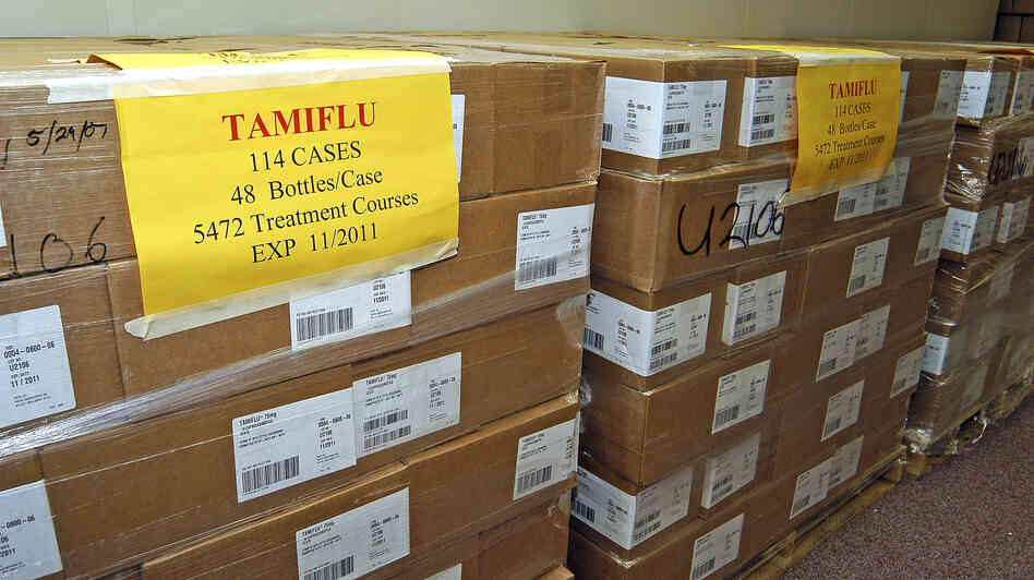 Part of Nebraska's 2009 stockpile of the anti-viral medicine, Tamiflu. Part of Nebraska's 2009 stockpile of the anti-viral medicine, Tamiflu.