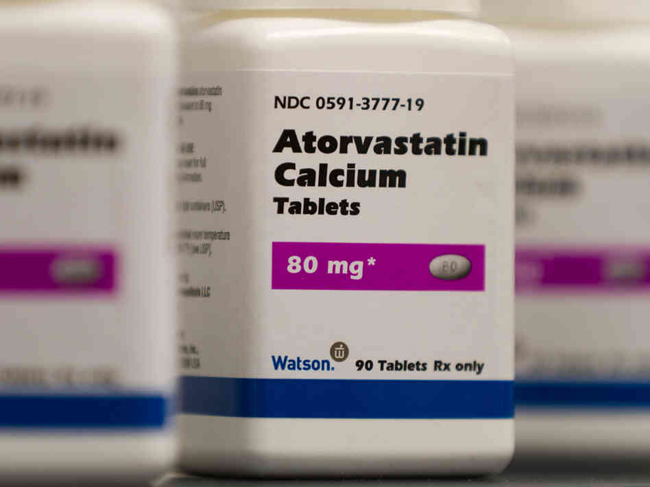 If new guidelines are followed fully, half the medicine chests in America could eventually be stocked with cholesterol-lowering drugs such as atorvastatin, the generic form of Lipitor. If new guidelines are followed fully, half the medicine chests in America could eventually be stocked with cholesterol-lowering drugs such as atorvastatin, the generic form of Lipitor.