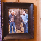 A vintage snapshot hangs in the cabin outside Nashville where Johnny Cash and June Carter spent much of their later years. A vintage snapshot hangs in the cabin outside Nashville where Johnny Cash and June Carter spent much of their later years.