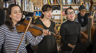 The Haden Triplets perform a Tiny Desk Concert in February 2014. The Haden Triplets perform a Tiny Desk Concert in February 2014.