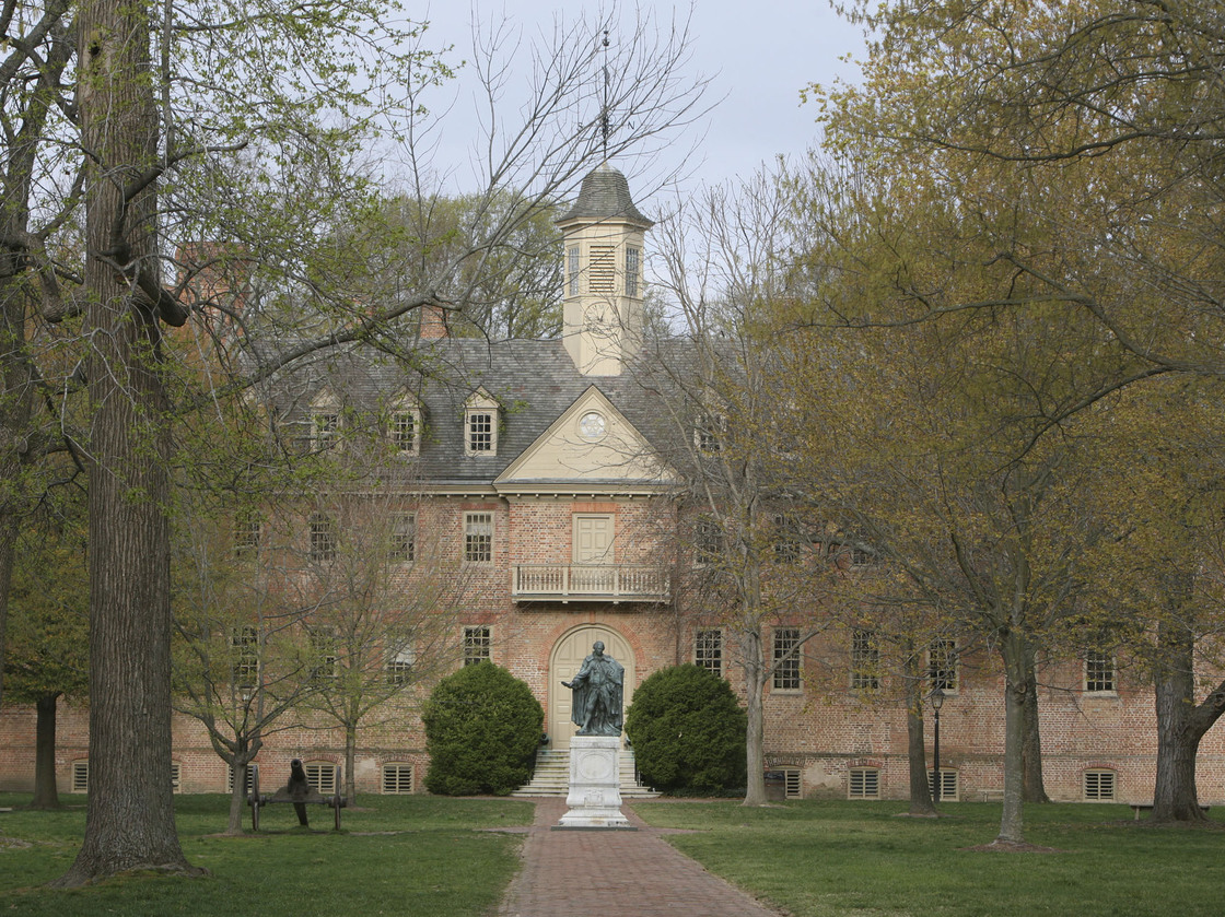 The Wren Building on the campus of William & Mary in Williamsburg, Va.