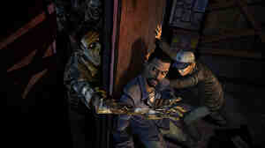 The Walking Dead, based on the hit TV series and comic book, is an example of a graphic adventure game.