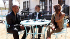 Lunice, center, being interviewed by Microphone Check's Ali Shaheed Muhammed, left, and Frannie Kelley, right. Lunice, center, being interviewed by Microphone Check's Ali Shaheed Muhammed, left, and Frannie Kelley, right.