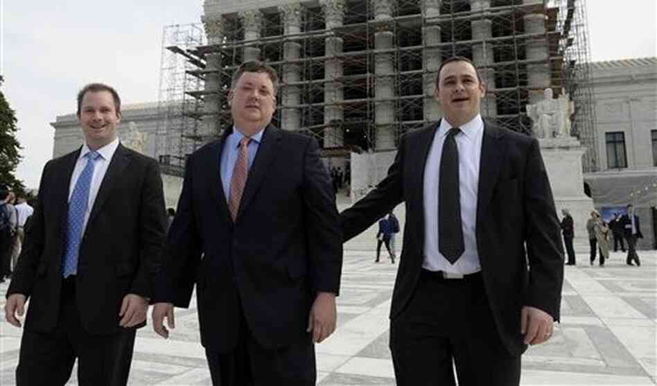The Supreme Court victory for Republican activist Shaun McCutcheon (center) was also a win for those in the political campaign business. The Supreme Court victory for Republican activist Shaun McCutcheon (center) was also a win for those in the political campaign business.