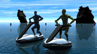 A still from the "Orion Beach" music video. A still from the "Orion Beach" music video.
