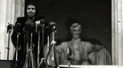 Contralto Marian Anderson sang at the steps of the Lincoln Memorial, April 9, 1939, to an estimated crowd of 75,000 people. Contralto Marian Anderson sang at the steps of the Lincoln Memorial, April 9, 1939, to an estimated crowd of 75,000 people.