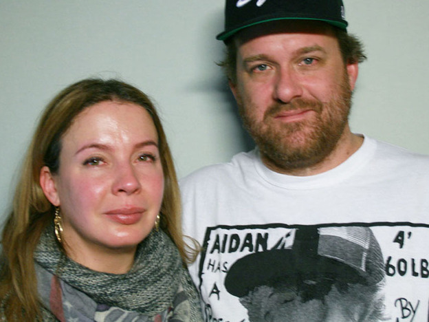 Elisa and Bobby Seeger remember their son, Aidan, on a visit to StoryCorps in Brooklyn. (Image credit: StoryCorps)