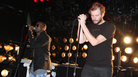 These guys can get along. Why can't we? Kanye West (left) and Justin Vernon in 2010. These guys can get along. Why can't we? Kanye West (left) and Justin Vernon in 2010.