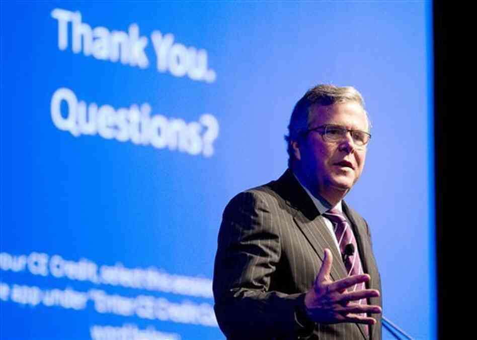 Former Florida Gov. Jeb Bush is part of an effort to redefine the Republican Party. Former Florida Gov. Jeb Bush is part of an effort to redefine the Republican Party.