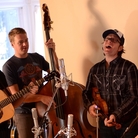 The Infamous Stringdusters, performing at Beehive Studios in Saranac Lake, N.Y. The Infamous Stringdusters, performing at Beehive Studios in Saranac Lake, N.Y.