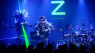 Z-Machines, a "power trio" designed by Japanese roboticists, on stage in Tokyo last year. The songs on Music for Robots, a new EP by the U.K. artist Squarepusher, is performed entirely by the group. Z-Machines, a "power trio" designed by Japanese roboticists, on stage in Tokyo last year. The songs on Music for Robots, a new EP by the U.K. artist Squarepusher, is performed entirely by the group.