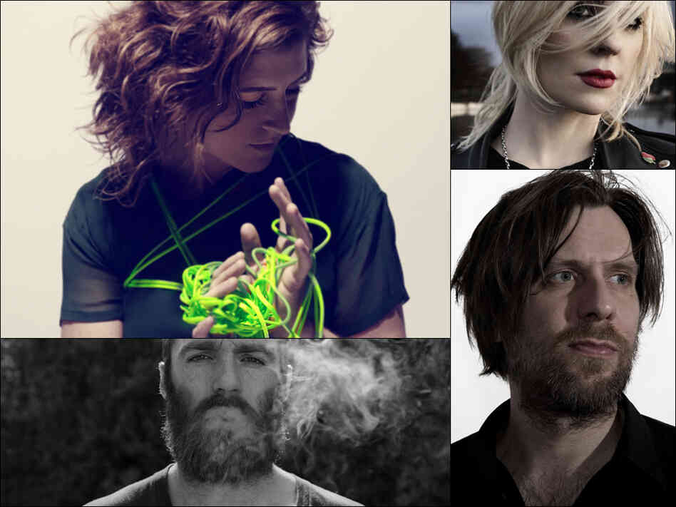 Clockwise from upper left: Mirah, Brody Dalle, Fennesz, Chet Faker Clockwise from upper left: Mirah, Brody Dalle, Fennesz, Chet Faker