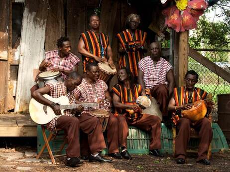 Sierra Leone's Refugee All Stars take their name from the documentary film that featured them in 2005. Sierra Leone's Refugee All Stars take their name from the documentary film that featured them in 2005.