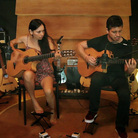 Rodrigo y Gabriela in a scene from their new video for the song "The Russian Messenger." Rodrigo y Gabriela in a scene from their new video for the song "The Russian Messenger."