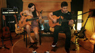 Rodrigo y Gabriela in a scene from their new video for the song "The Russian Messenger." Rodrigo y Gabriela in a scene from their new video for the song "The Russian Messenger."
