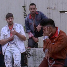 A scene from the Sebastien Grainger video for the song "The Streets Are Still A Mess." A scene from the Sebastien Grainger video for the song "The Streets Are Still A Mess."