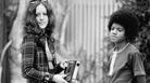 Lisa Robinson interviews a young Michael Jackson at his family's house in Encino, Calif., in October 1972. Lisa Robinson interviews a young Michael Jackson at his family's house in Encino, Calif., in October 1972.