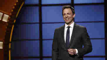 Seth Meyers' 'Late Night' Challenge: What To Do With His Hands Seth Meyers' 'Late Night' Challenge: What To Do With His Hands