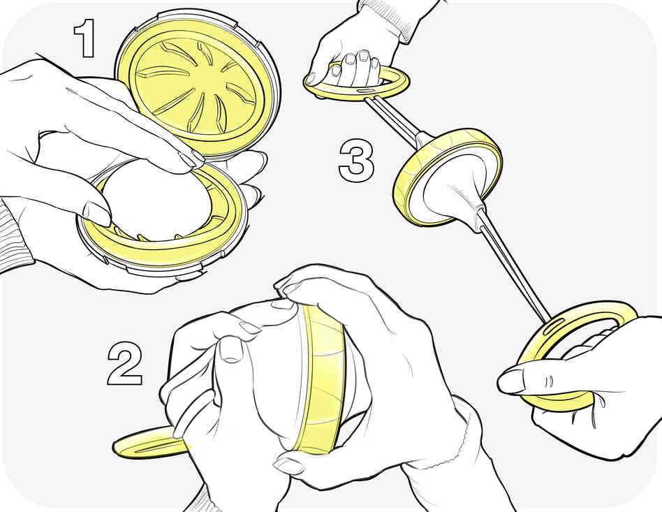 The tool scrambles an egg inside its shell in 15 seconds. The tool scrambles an egg inside its shell in 15 seconds.