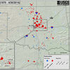 A map showing seismic activity in Oklahoma since 1970. A map showing seismic activity in Oklahoma since 1970.