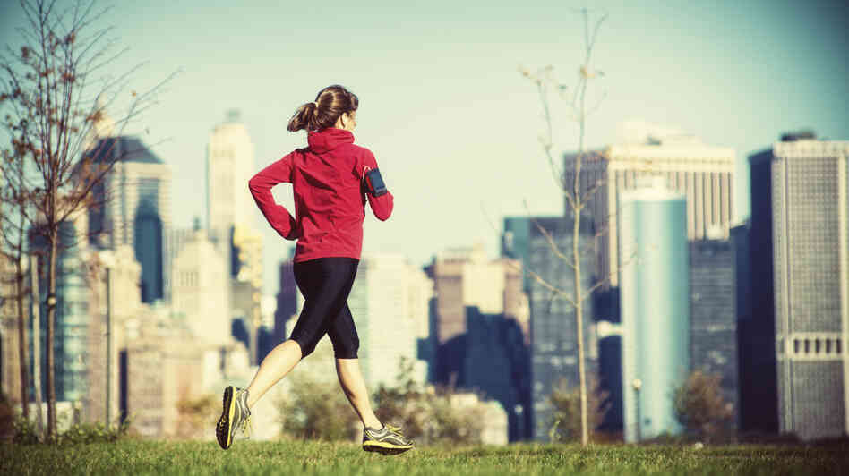 That lovely weather may be more motivating than the smartphone app. That lovely weather may be more motivating than the smartphone app.