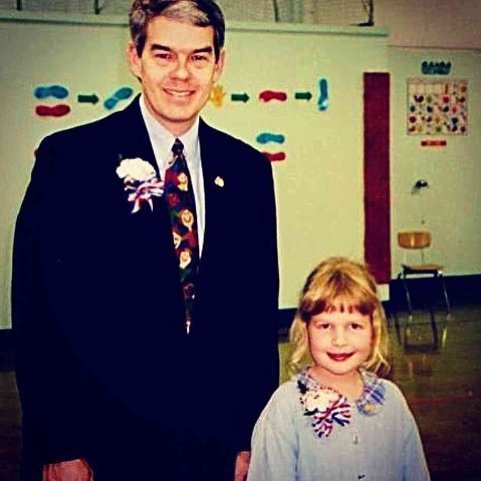Chelsea Kiene writes: Here is the first trace of photographic evidence: my first inauguration, circa 1996 (I was sworn into Weston Elementary School's student council by now Ohio State Senator Randy Gardner). Chelsea Kiene writes: Here is the first trace of photographic evidence: my first inauguration, circa 1996 (I was sworn into Weston Elementary School's student council by now Ohio State Senator Randy Gardner).