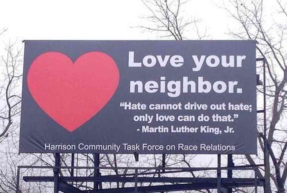 A community task force on race relations in Harrison initially wanted to counter with a sign reading, "You Can't Fix Stupid," but decided on a more positive message. A community task force on race relations in Harrison initially wanted to counter with a sign reading, "You Can't Fix Stupid," but decided on a more positive message.