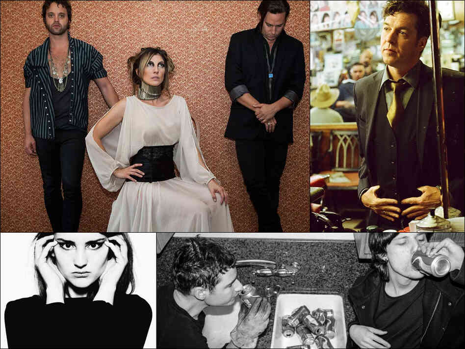 Clockwise from upper left: Nico Vega, Joe Henry, Dub Thompson, Broken Twin Clockwise from upper left: Nico Vega, Joe Henry, Dub Thompson, Broken Twin