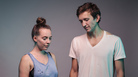 Vocalist Amelia Meath and electronic musician Nick Sanborn are Sylvan Esso. Vocalist Amelia Meath and electronic musician Nick Sanborn are Sylvan Esso.