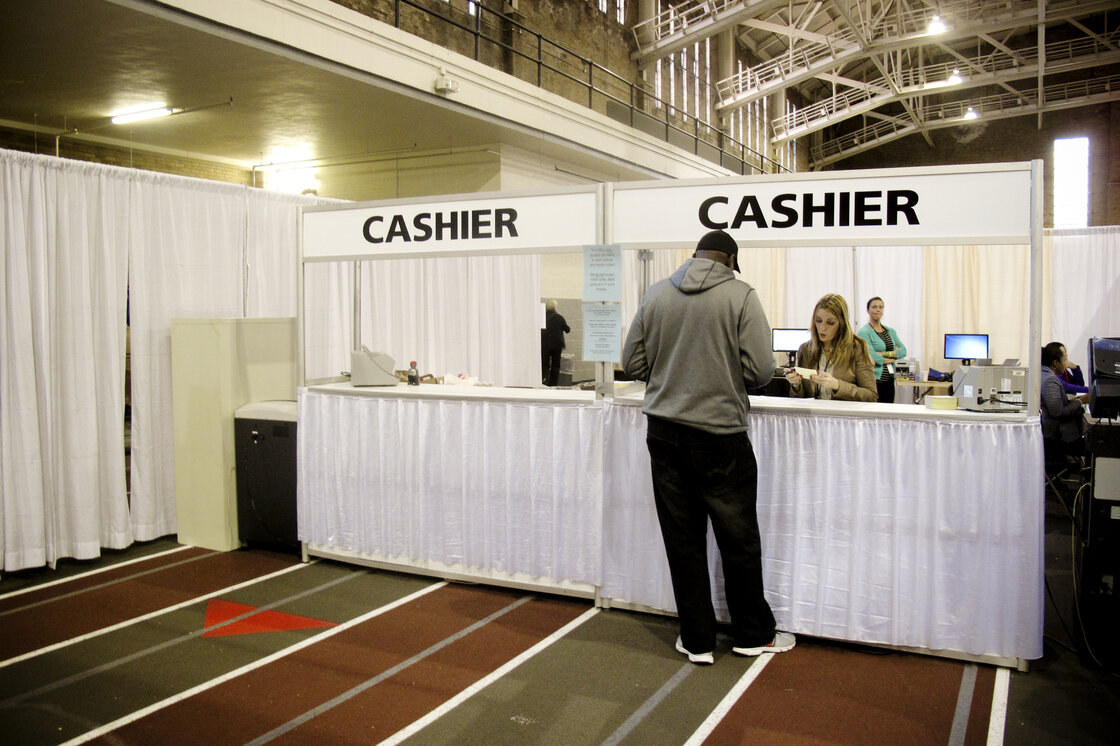 People who owed thousands of dollars in court fines and fees received significant reductions in what they owed. A cashier was set up so the fees could be paid immediately. People who owed thousands of dollars in court fines and fees received significant reductions in what they owed. A cashier was set up so the fees could be paid immediately.