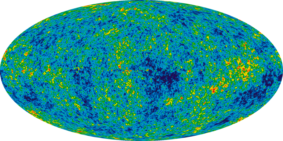 NASA's second satellite, launched in 2001, provided a more detailed view of ripples in the microwaves. The ripples correspond to matter that eventually turned into galaxies. NASA's second satellite, launched in 2001, provided a more detailed view of ripples in the microwaves. The ripples correspond to matter that eventually turned into galaxies.