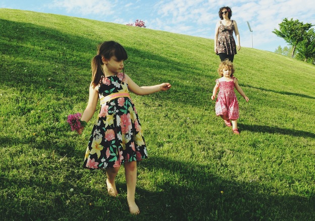Rebecca Woolf takes a lot of photos of her children for her blog, Girl's Gone Child, but says she tries to not let the camera get in the middle of a moment. (Image credit: Courtesy of Rebecca Woolf)