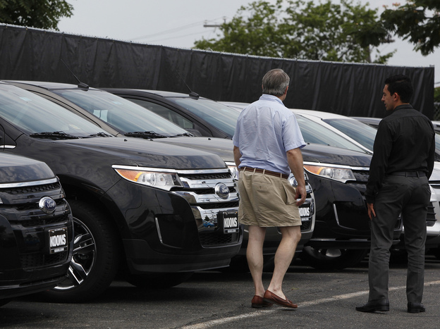 Auto sales rebounded in March and consumer spending remains strong, signs that the economy won't stay down for long, analysts say. (Image credit: Reuters/Landov)