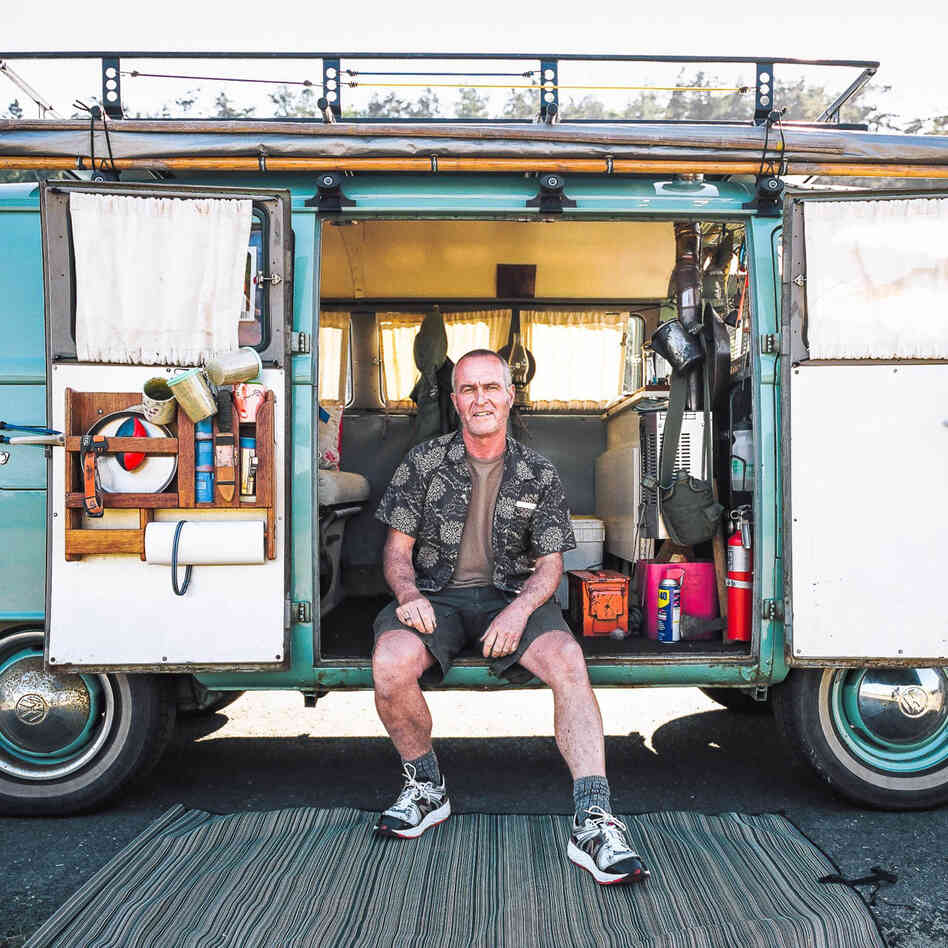 "The journey is not just about getting there. The trip starts now." - Gordon Hempton in Fort Warden, Wash. "The journey is not just about getting there. The trip starts now." - Gordon Hempton in Fort Warden, Wash.