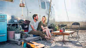 "The real reason we're down here is for the art of Salvation Mountain." - Kirsten and Adam in Slab City, Calif.