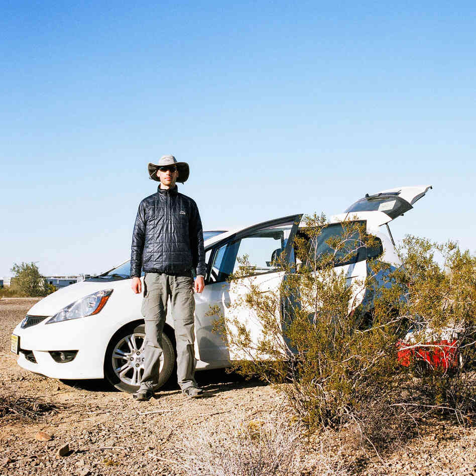 "I think the more exposure this type of living is given, the better it will be for American society." - Scott Mooiy in Quartzsite, Ariz. "I think the more exposure this type of living is given, the better it will be for American society." - Scott Mooiy in Quartzsite, Ariz.