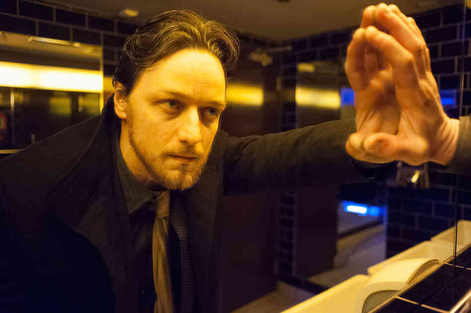 Filth is based on a novel by Irvine Welsh — who also wrote the profane, drug-fueled epic Trainspotting. James McAvoy plays Detective Sergeant Bruce Robertson — a bigoted junkie cop — with enough foul-mouthed sleaze to be thoroughly off-putting. Filth is based on a novel by Irvine Welsh — who also wrote the profane, drug-fueled epic Trainspotting. James McAvoy plays Detective Sergeant Bruce Robertson — a bigoted junkie cop — with enough foul-mouthed sleaze to be thoroughly off-putting.