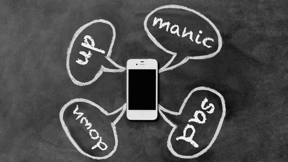 Manic, sad, up, down. Your voice may reveal mood shifts. Manic, sad, up, down. Your voice may reveal mood shifts.